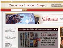 Tablet Screenshot of christianhistoryproject.org